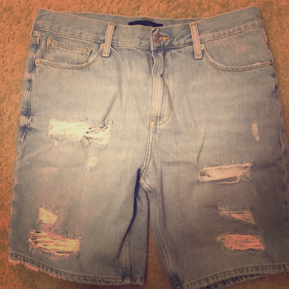 Forever 21 Jean Shorts Ripped